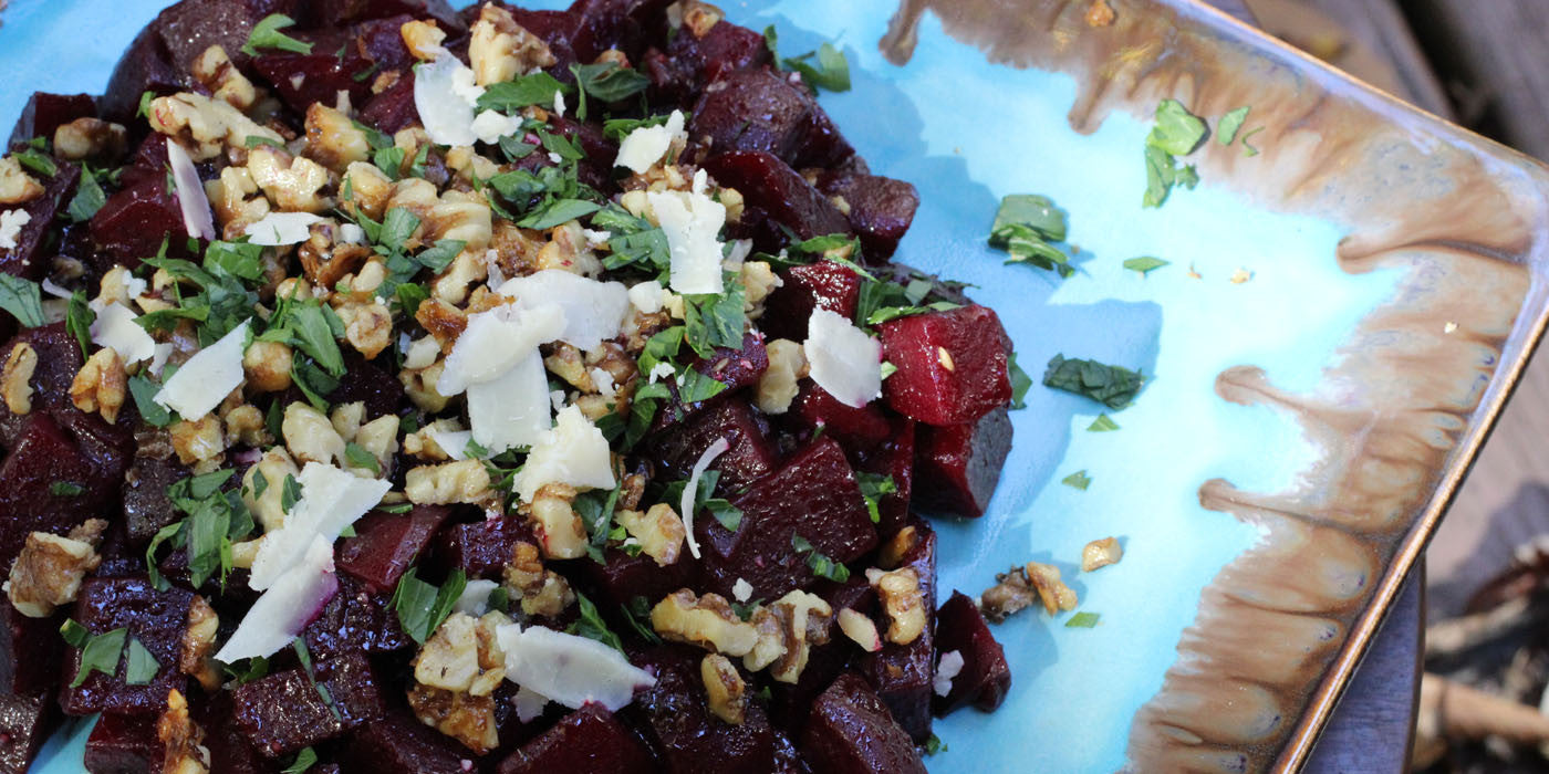 Beet Salad With Elderberry Cranberry Vinaigrette