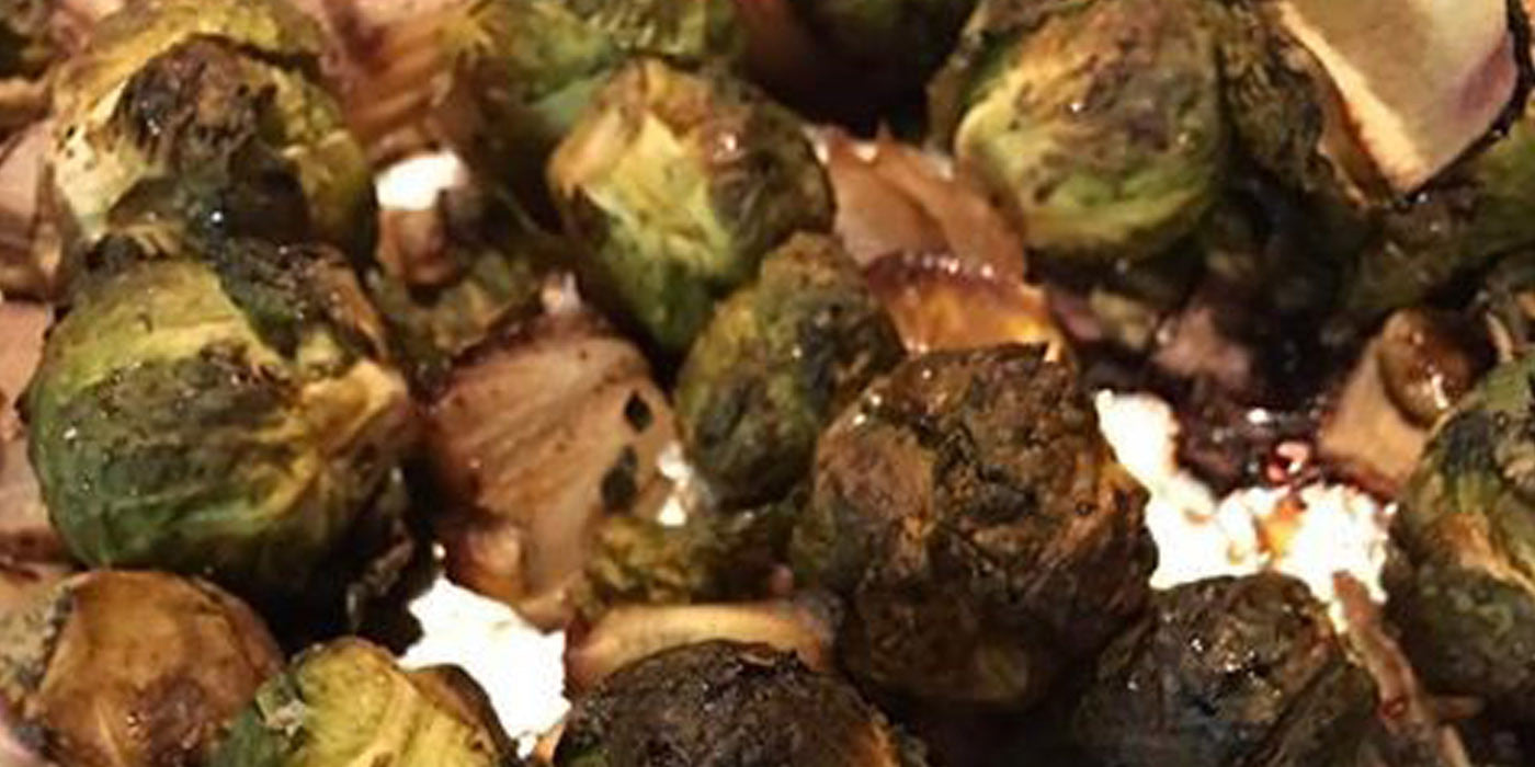 Elderberry Glazed Brussels Sprouts from the Food Fairy