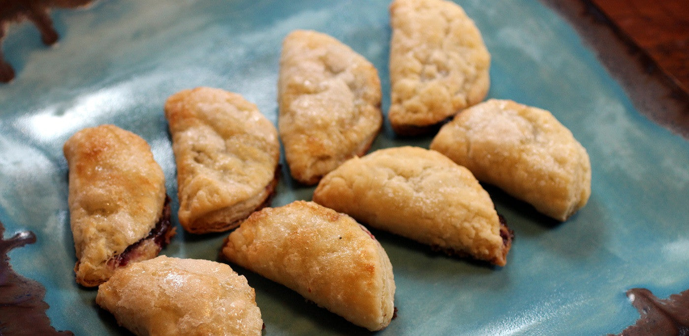Buttery Elderberry-filled Turnovers