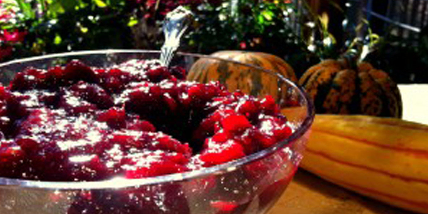 Cranberry Orange Elderberry Sauce