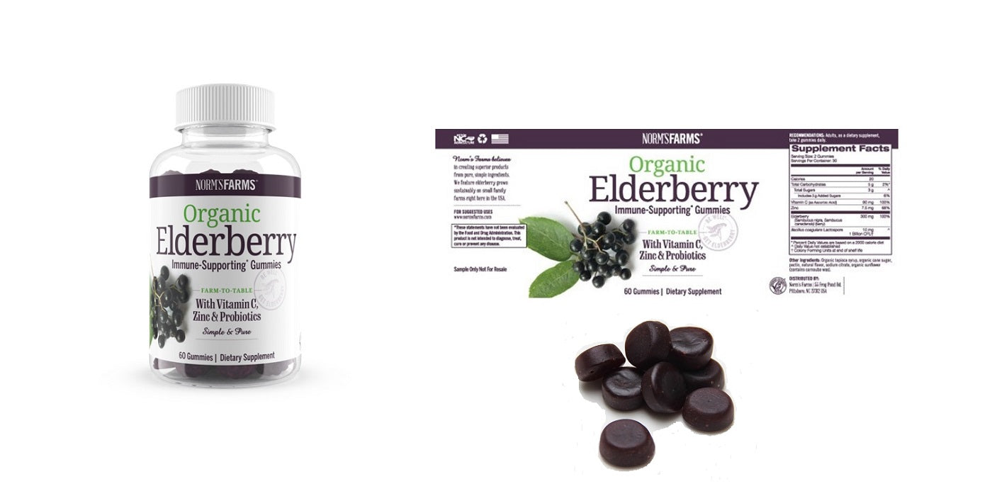 Elderberry Gummies with Vitamin C, Zinc and Probiotics Coming Soon!