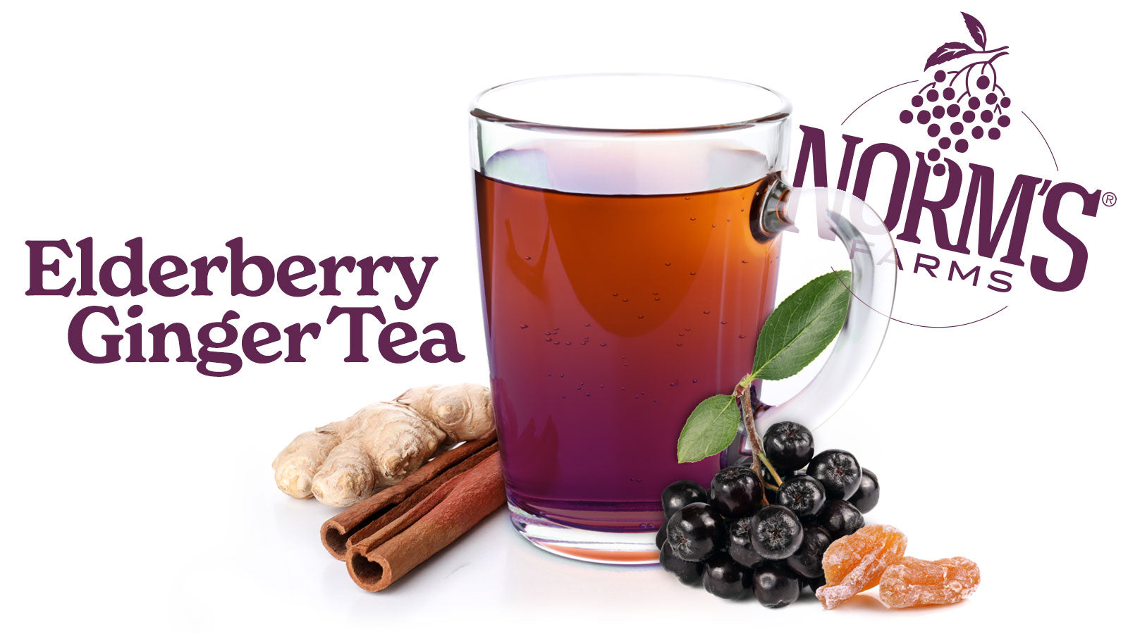 Elderberry Ginger Tea