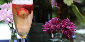 Strawberry Elderflower Champagne