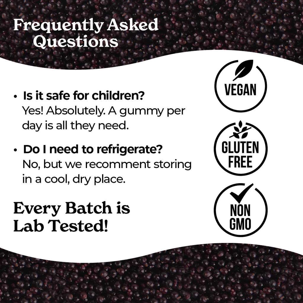 Organic Elderberry + Probiotic Gummies