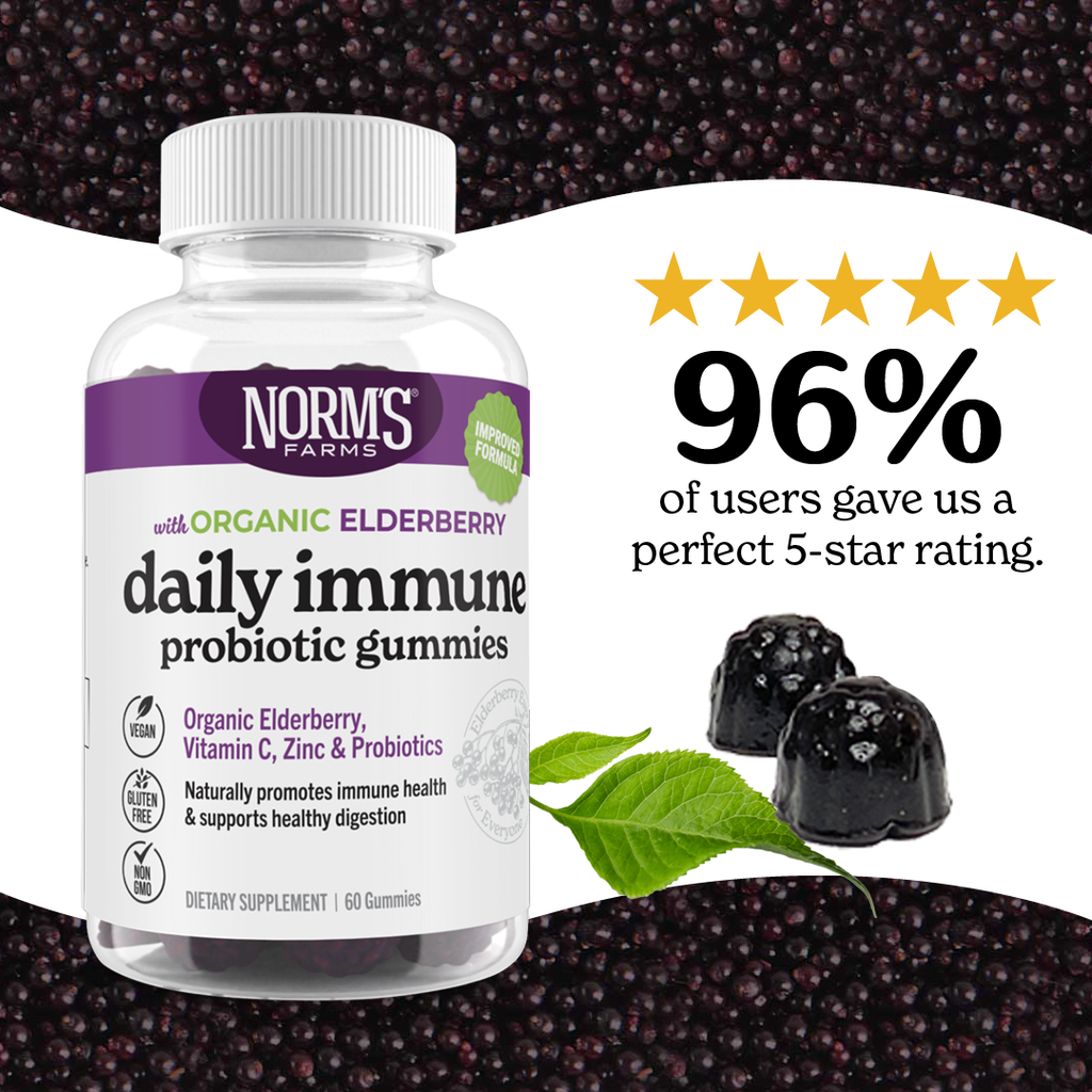Organic Elderberry + Probiotic Gummies