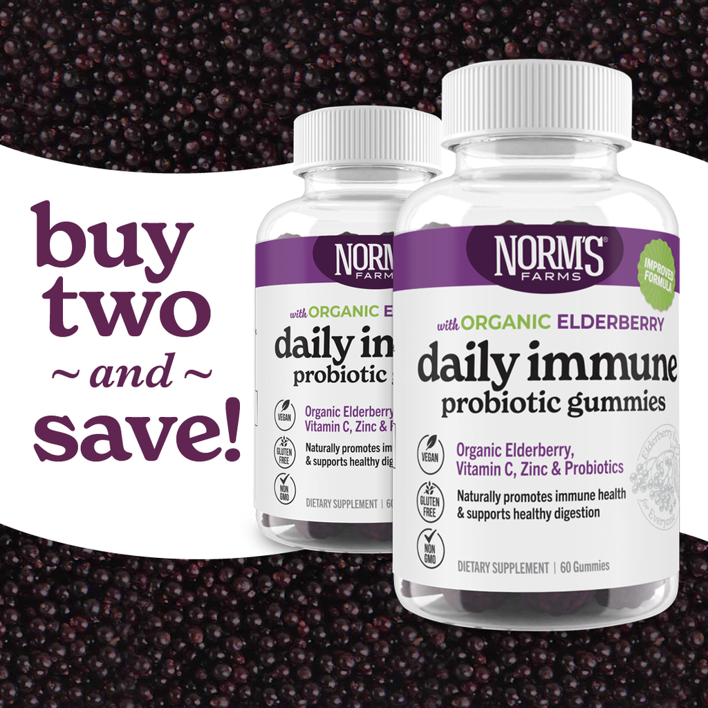 Organic Elderberry + Probiotic Gummies