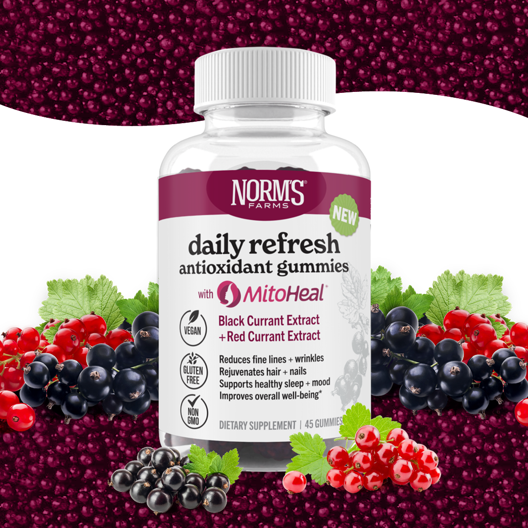 Daily Refresh Antioxidant Gummies with MitoHeal®