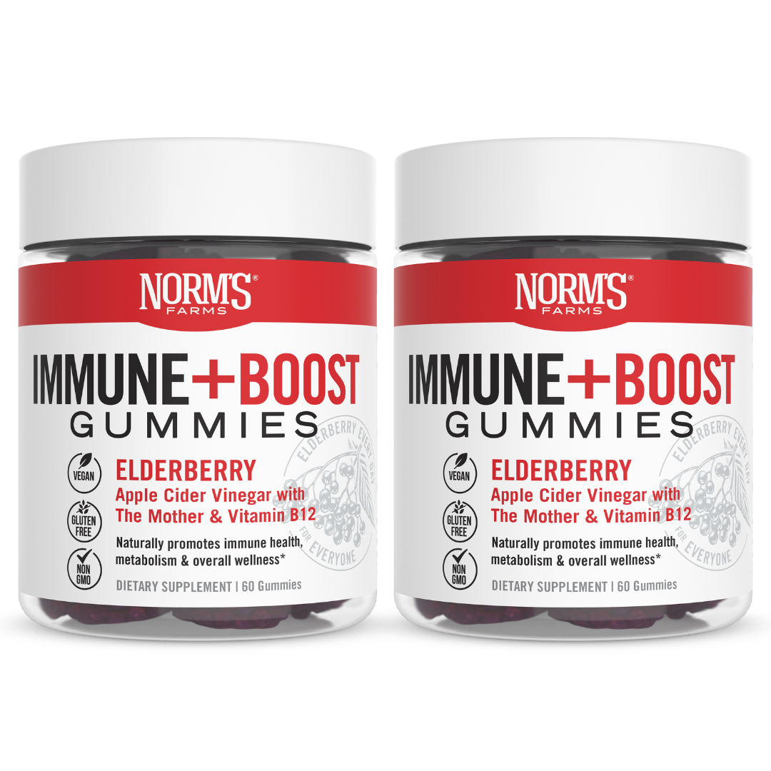 Immune + Boost Gummies - Elderberry & Apple Cider Vinegar